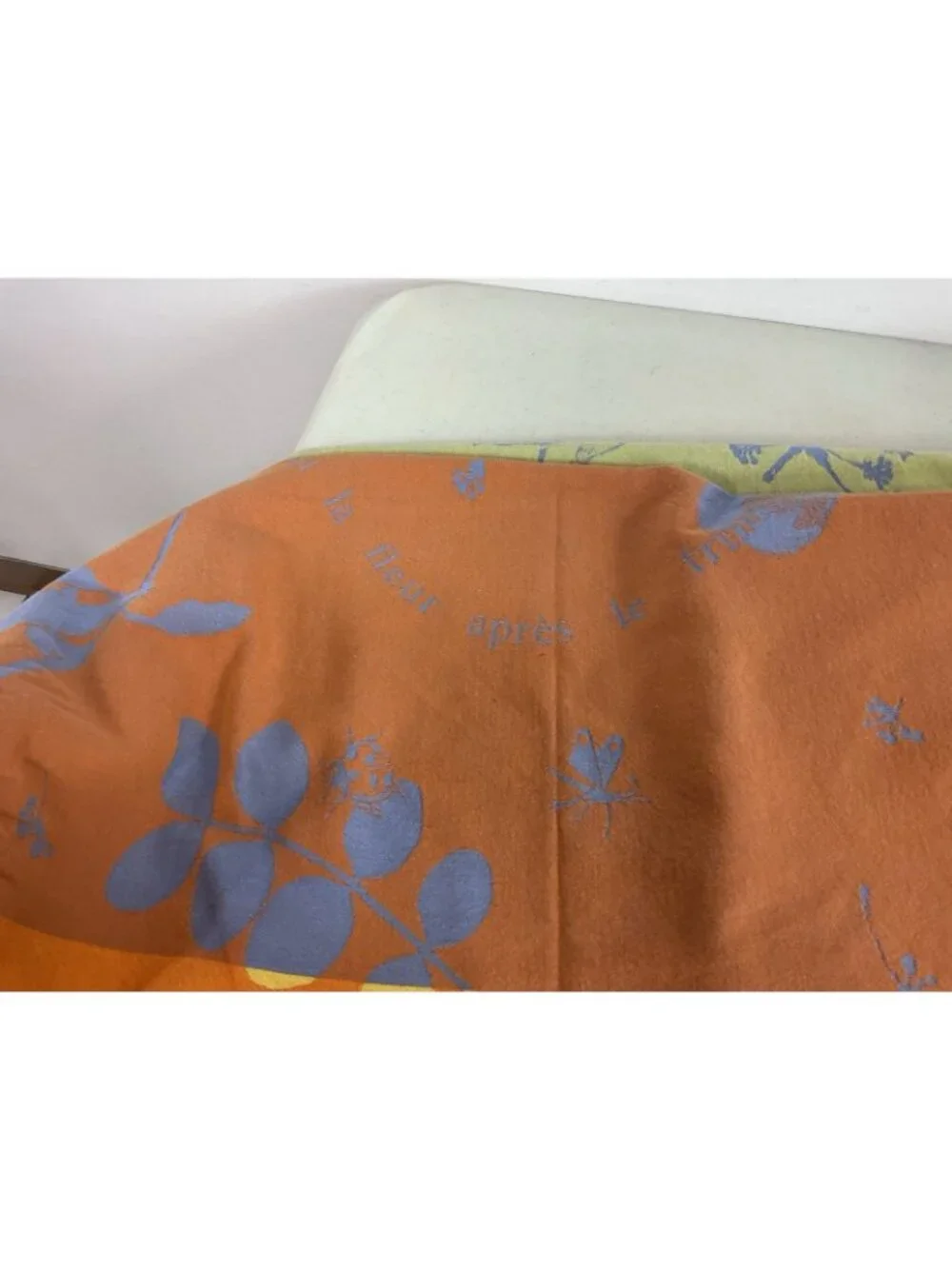 Robert Le Heros Moutet France Cotton Floral Tablecloth Multicolor